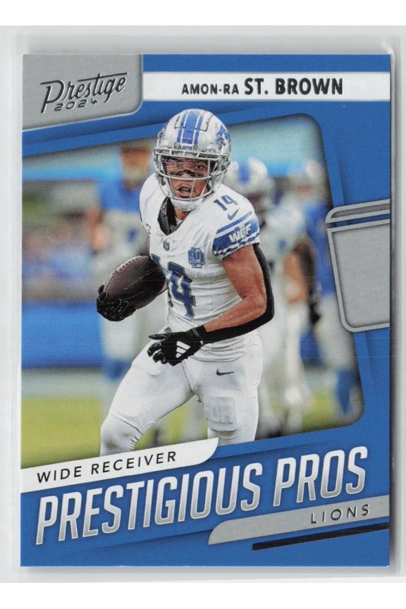 2024 Panini Prestige Prestigious Pros Amon-Ra St. Brown Detroit Lions #PP-ASB Football Card
