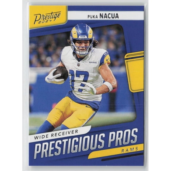2024 Panini Prestige Prestigious Pros Puka Nacua PP-PNA Los Angeles Rams Football Card