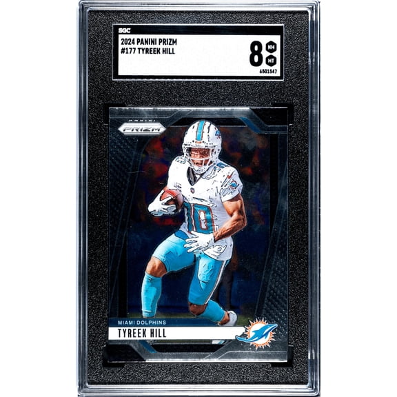 2024 Panini Prizm #177 Tyreek Hill SGC 8
