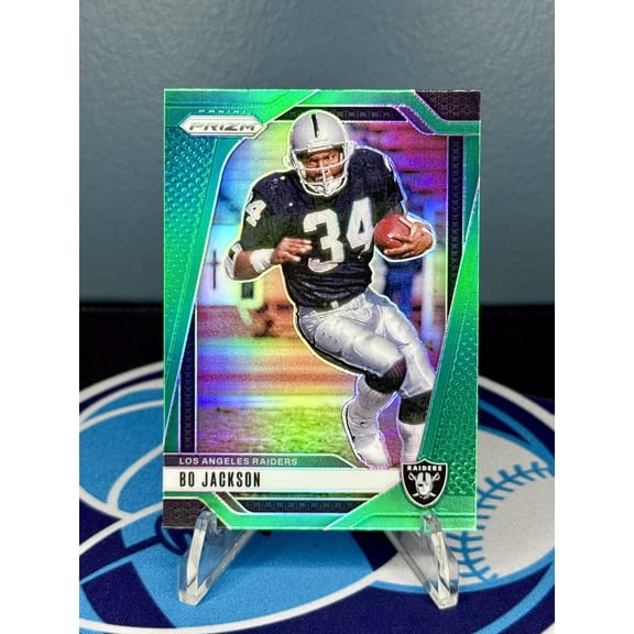2024 Panini Prizm Bo Jackson #154 Green Los Angeles Raiders Football Card
