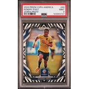 2024 Panini Prizm Conmebol Copa America Zebra Prizm Kendry Paez #69 PSA 9