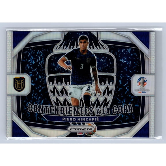 2024 Panini Prizm Copa America Contendientes a la Copa Piero Hincapi Ecuador #33 Silver Soccer Card