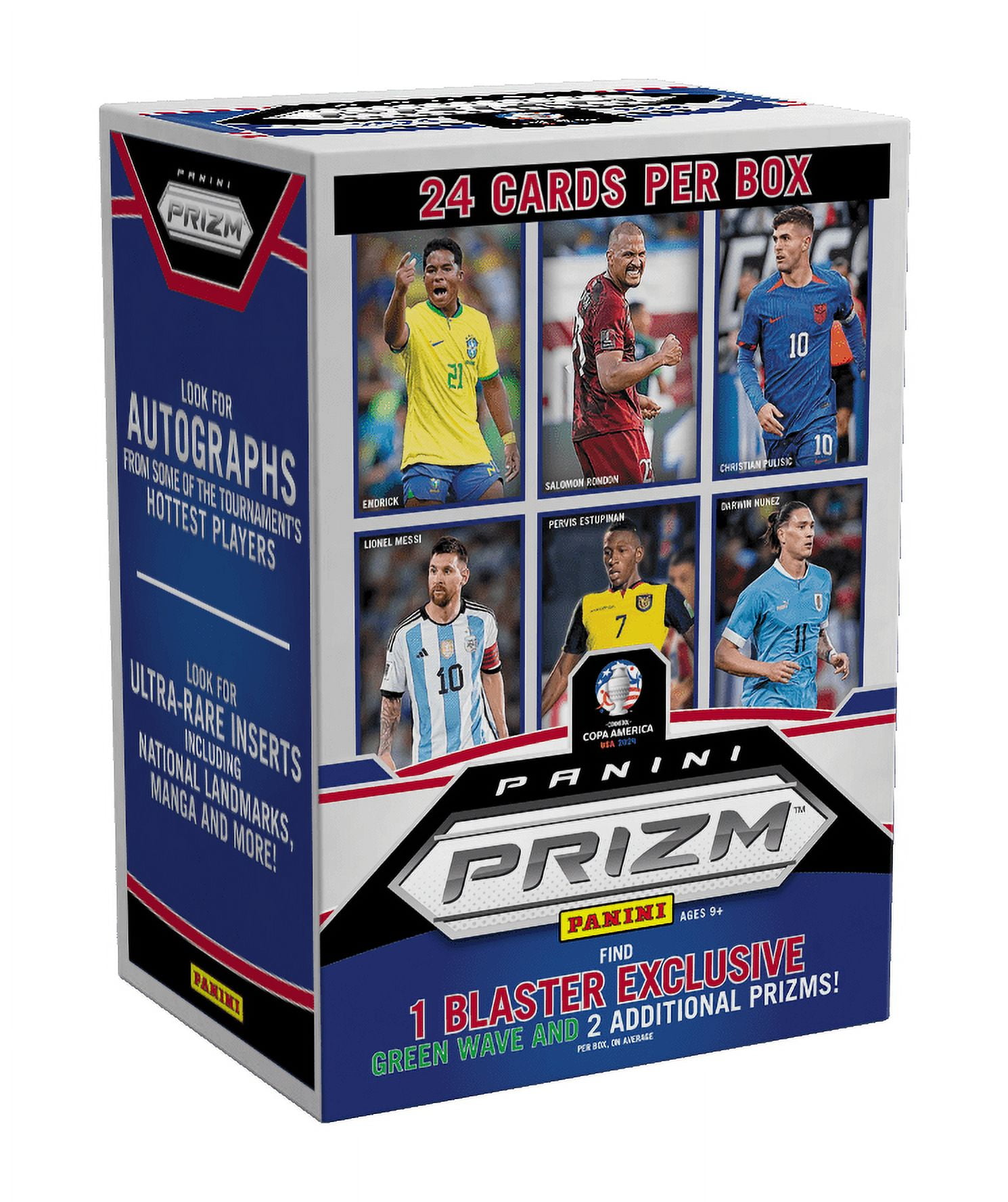 2024 Panini Prizm Copa America Soccer Trading Cards Blaster Box