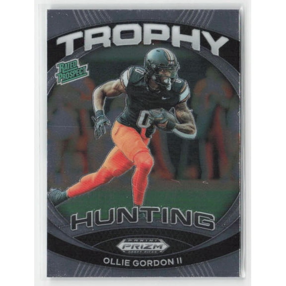 2024 Panini Prizm Draft Picks Ollie Gordon II #TH-OGN Trophy Hunting