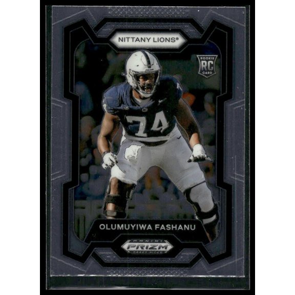 2024 Panini Prizm Draft Picks #145 Olumuyiwa Fashanu NFL Penn State Nittany Lions Football Card