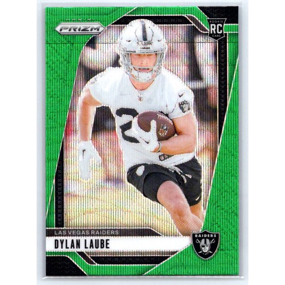 2024 Panini Prizm Dylan Laube #330 Green Wave RC