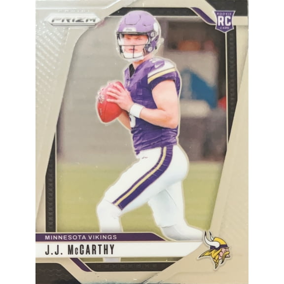 2024 Panini Prizm J.J. McCarthy #400 RC Minnesota Vikings NFL Football Trading Cards