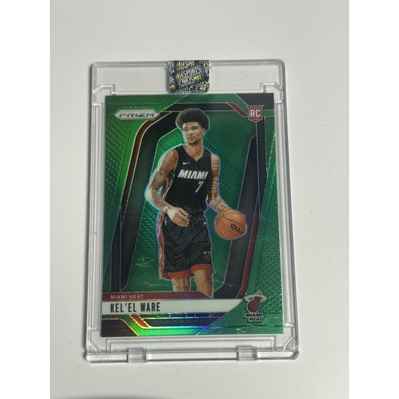2024 Panini Prizm Kel'el Ware #248 Green Prizm Short Print Nicely Centered Mint Parallel/Variety Rookie Base Set RC