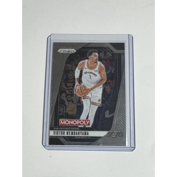 2024 Panini Prizm Monopoly Victor Wembanyama #73 Prizm Trading Card NBA San Antonio Spurs