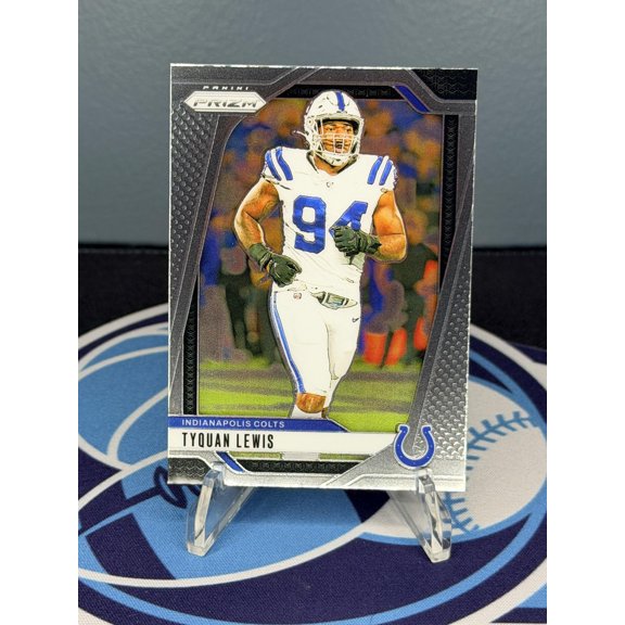 2024 Panini Prizm Football Near Mint or Better Tyquan Lewis #125 Indianapolis Colts Card
