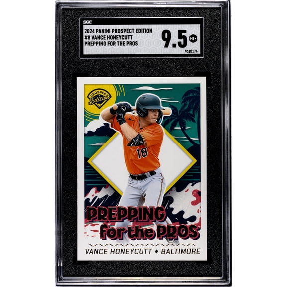 2024 Panini Prospect Vance Honeycutt #8 SGC 9.5