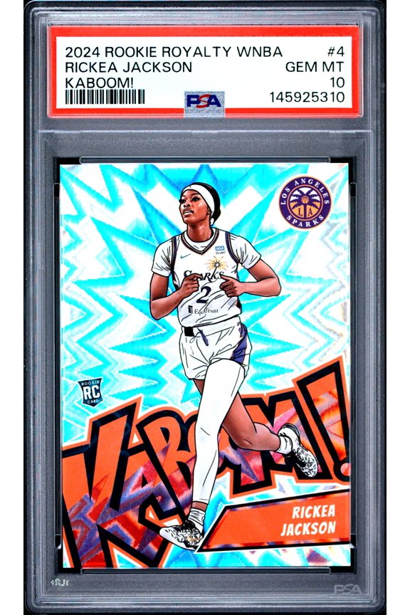 2024 Panini Rookie Royalty WNBA Kaboom! Rickea Jackson #4 PSA 10