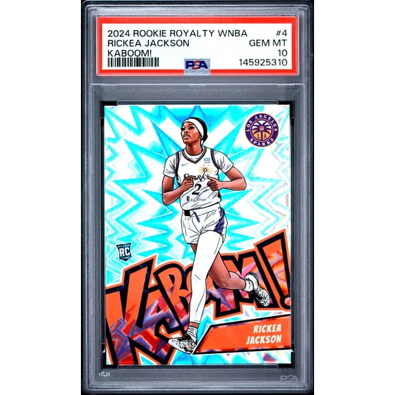 2024 Panini Rookie Royalty WNBA Kaboom! Rickea Jackson #4 PSA 10