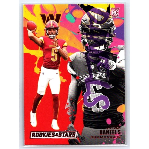 2024 Panini Rookies & Stars Rookie Exclusive Longevity Jayden Daniels RE-JDS Rookie Card