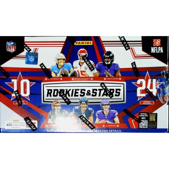 2024 Panini Rookies and Stars NFL Football Factory Sealed Retail Display Box 24 Packs