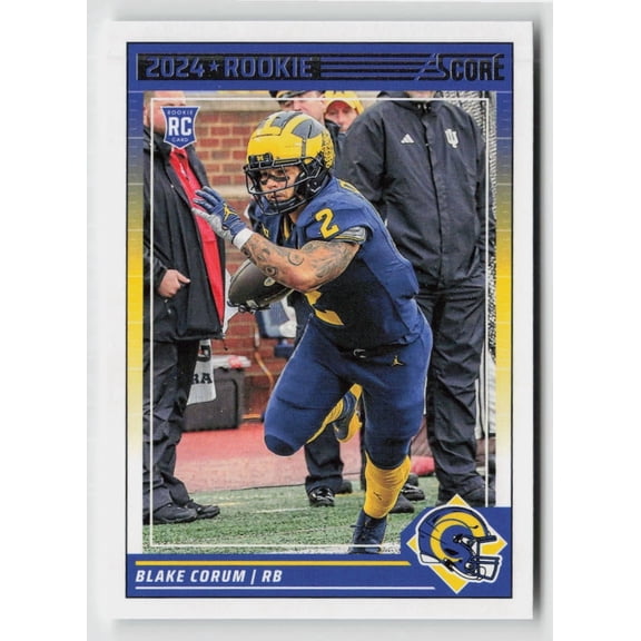 2024 Panini Score Blake Corum Los Angeles Rams RC #389 Football Trading Card