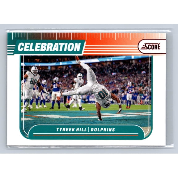 2024 Panini Score Celebration Tyreek Hill #C-THL Red