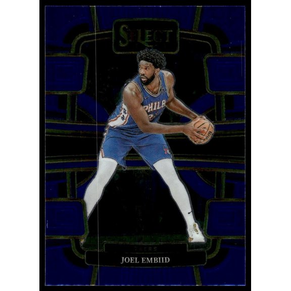2024 Panini Select Basketball Concourse Blue Joel Embiid #4 Philadelphia 76ers