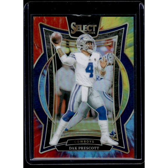 2024 Panini Select Concourse Tie-Dye Prizm Dak Prescott #38 /25