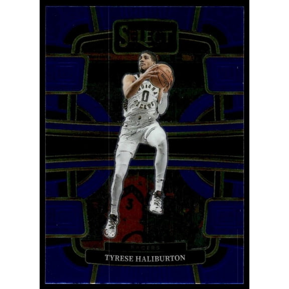 2024 Panini Select Concourse Blue #29 Tyrese Haliburton Indiana Pacers Basketball Card