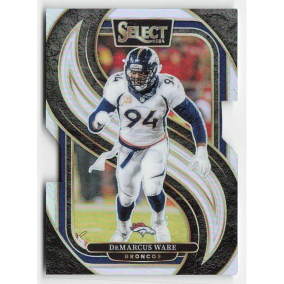 2024 Panini Select DeMarcus Ware #147 Silver Prizm Die Cut Denver Broncos Football Card