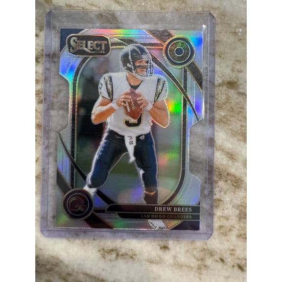 2024 Panini Select Drew Brees #253 Die-Cut Parallel/Variety Rookie Insert San Diego Chargers NFL Football Trading Card