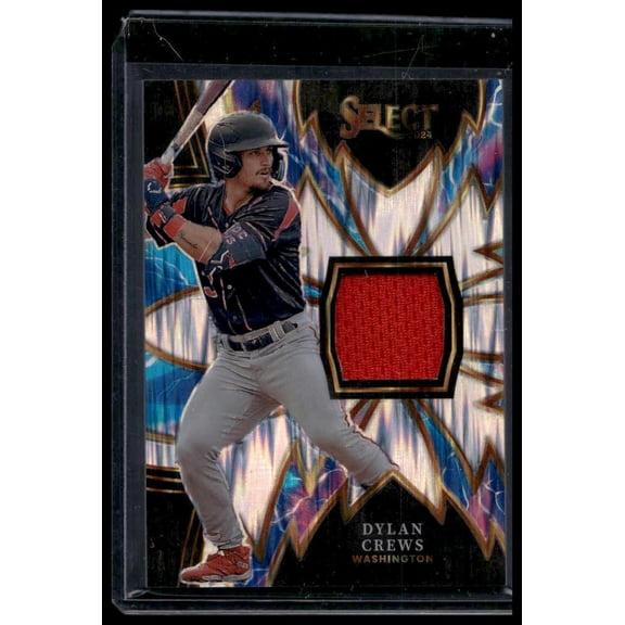 2024 Panini Select Dylan Crews #SPK-DC Sparks Relics Flash Prizms MEM