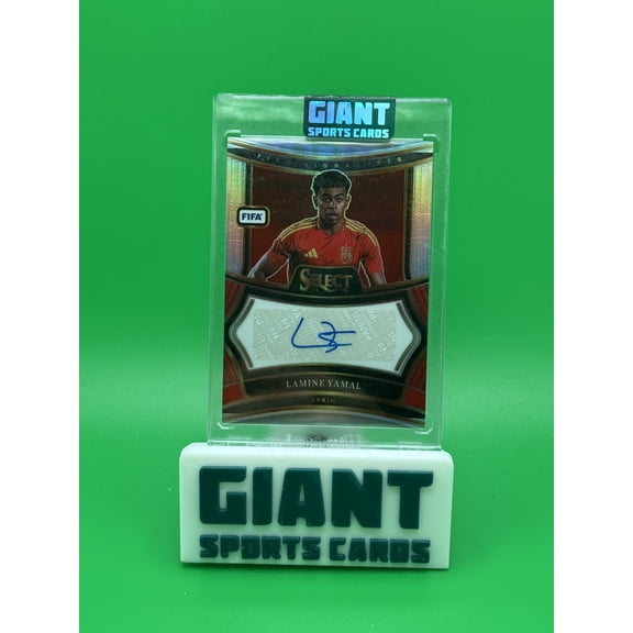 2024 Panini Select FIFA Soccer Lamine Yamal #S-LY Red