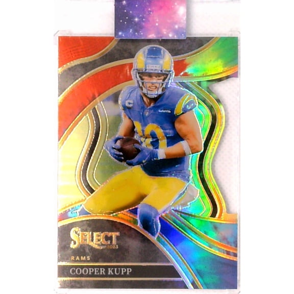 2024 Panini Select Football Cooper Kupp #ZB4 Tie-Dye Prizm /25 Los Angeles Rams NFL Football Trading Card