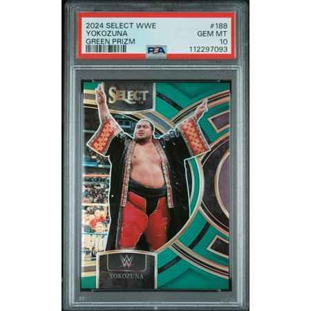 2024 Panini Select Green Prizm Yokozuna #188 /5 PSA 10
