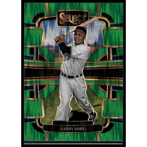 2024 Panini Select Larry Doby #79 Green Flash Prizms