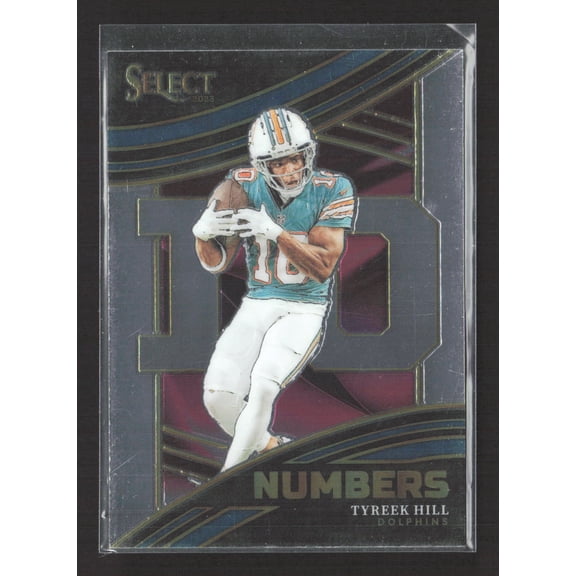 2024 Panini Select Numbers Tyreek Hill #NMB-THI