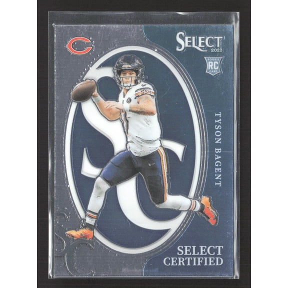 2024 Panini Select Certified Tyson Bagent RC Chicago Bears #CRO-TBA NFL Football Card