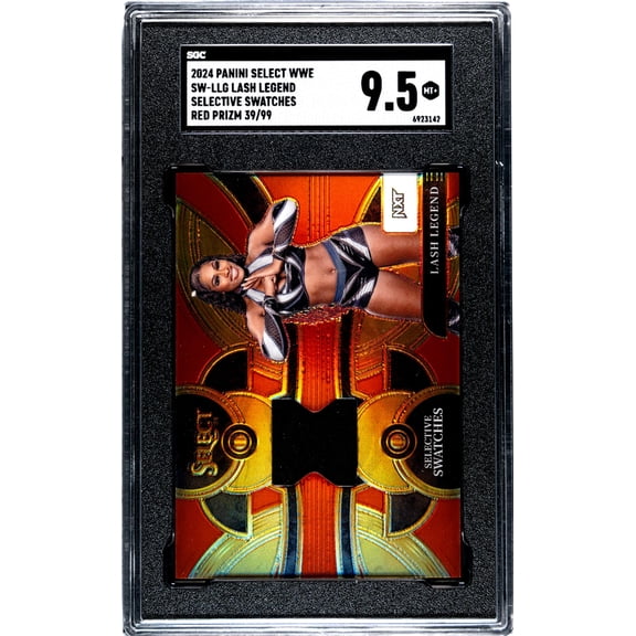 2024 Panini Select Selective Swatches Red Prizm Lash Legend #SW-LLG /99 SGC 9.5
