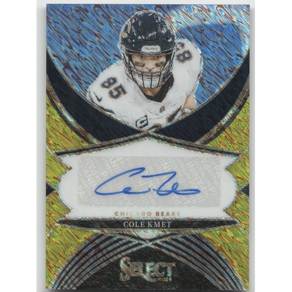2024 Panini Select Signatures Cole Kmet #SSP-CKT Gold /10