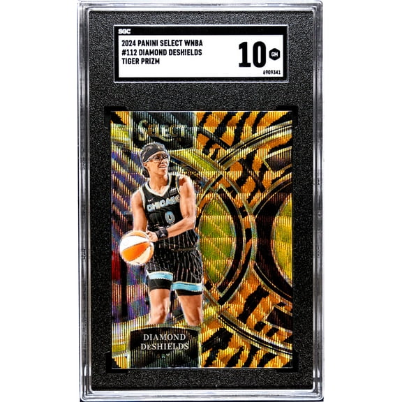 2024 Panini Select Tiger Prizm Diamond DeShields #112 SGC 10