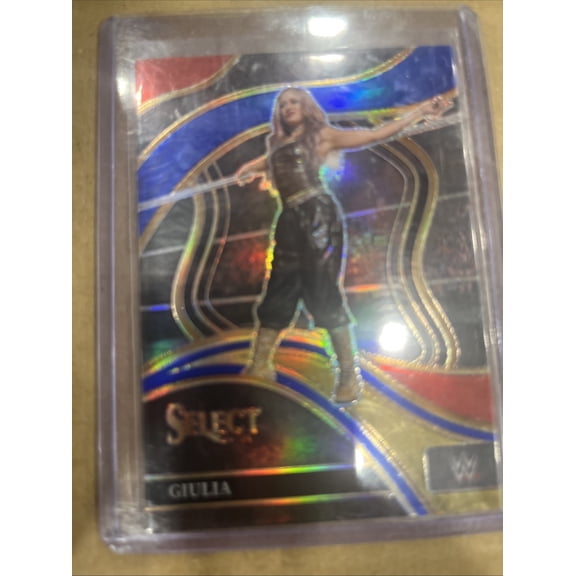 2024 Panini Select WWE Giulia #249 Silver Prizm Limited Edition Short Print Parallel/Variety Rookie WWE WWE Wrestling Trading Card