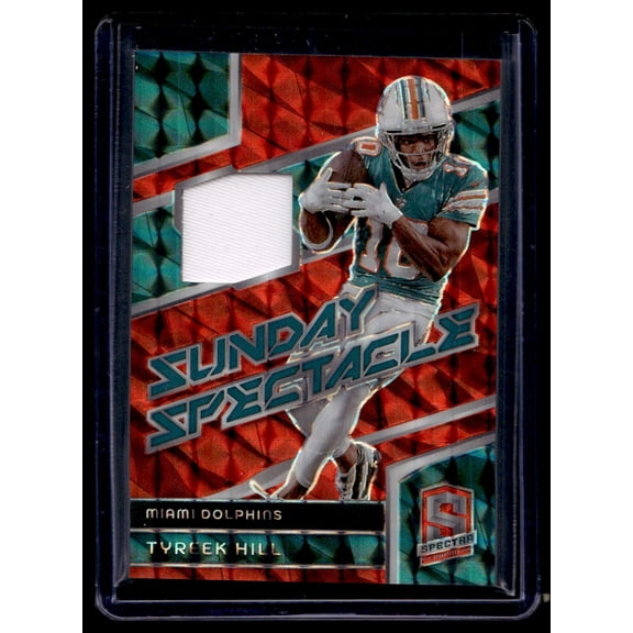 2024 Panini Spectra Sunday Spectacle Prizm Tyreek Hill #SS-THL Patch /10