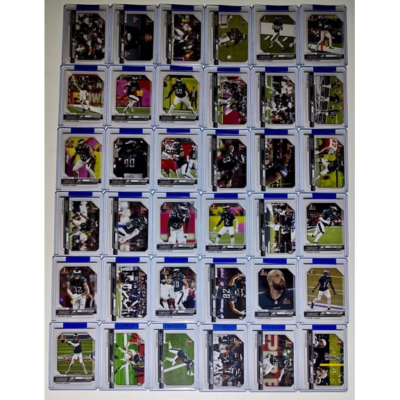 2024 Panini Super Bowl LIX Complete 36 Card Philadelphia Eagles Football Set
