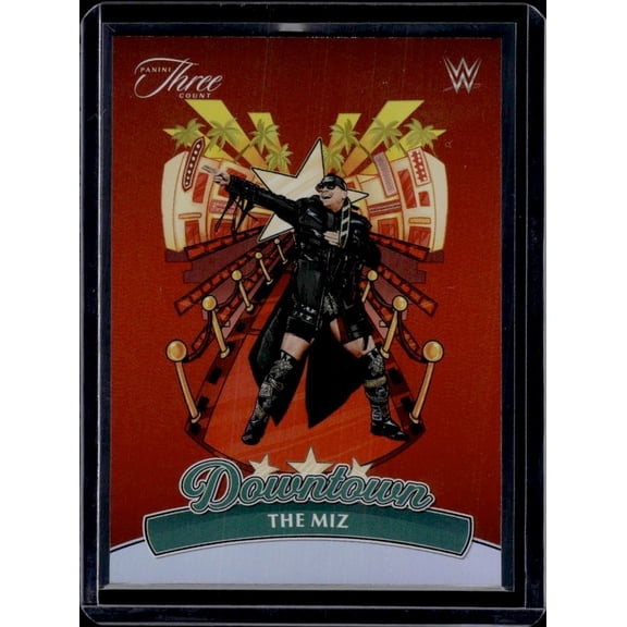 2024 Panini Three Count Downtown The Miz Downtown #2 WWE RAW Wrestling Card