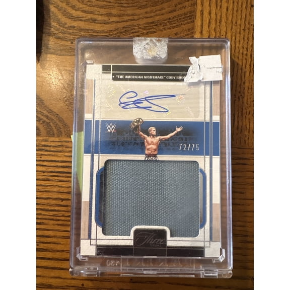 2024 Panini Three Count WWE Cody Rhodes MM-CRD 72/75 Auto Relic SmackDown