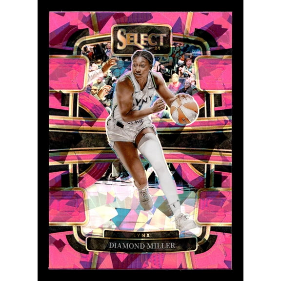 2024 Panini WNBA Select Basketball Diamond Miller #25 Pink Ice Limited Edition Short Print Parallel/Variety Rookie Exclu