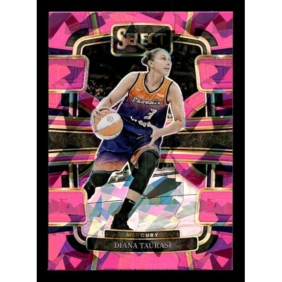 2024 Panini WNBA Select Basketball Diana Taurasi #46 Pink Ice Limited Edition Short Print Parallel/Variety Rookie Exclus