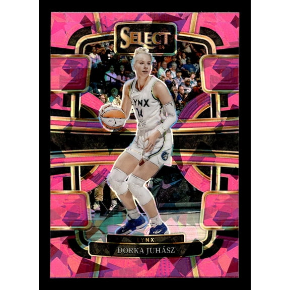 2024 Panini WNBA Select Basketball Dorka Juhasz #69 Pink Ice Limited Edition Short Print Parallel/Variety Rookie Exclusi