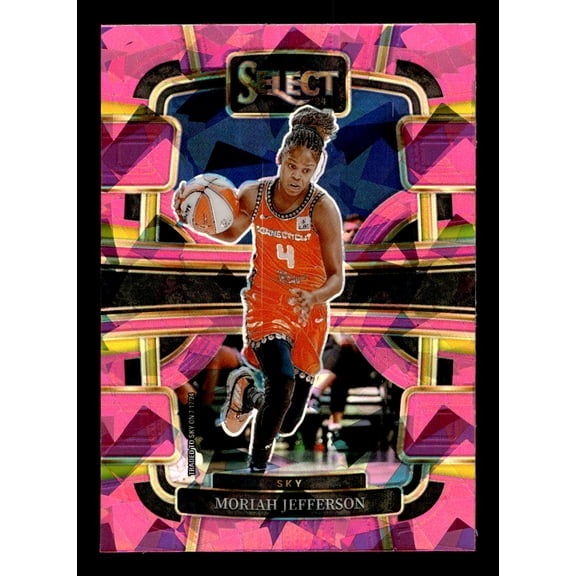 2024 Panini WNBA Select Basketball Moriah Jefferson #92 Pink Ice Limited Edition Short Print Parallel/Variety Rookie Exc