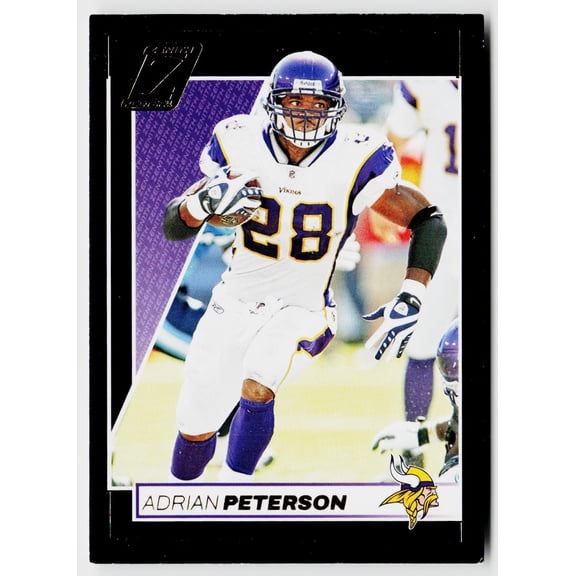 2024 Panini Zenith Retail Adrian Peterson #65 Near Mint or Better Minnesota Vikings Football Card