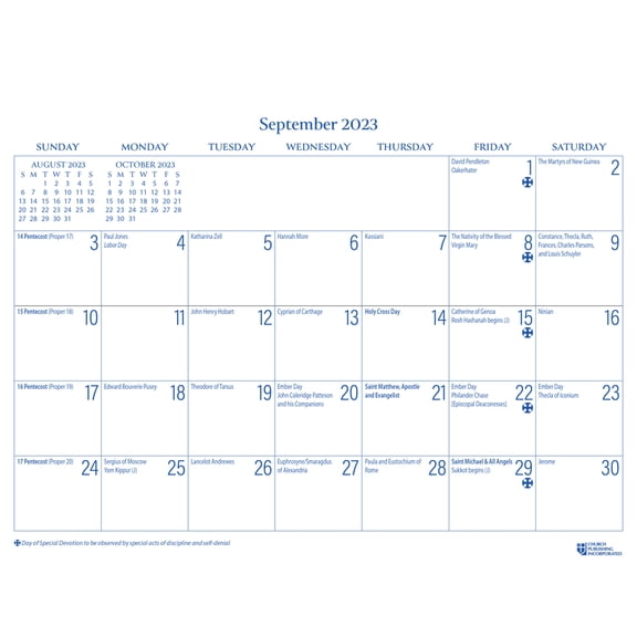 2024 Parish Wall Calendar (Other)