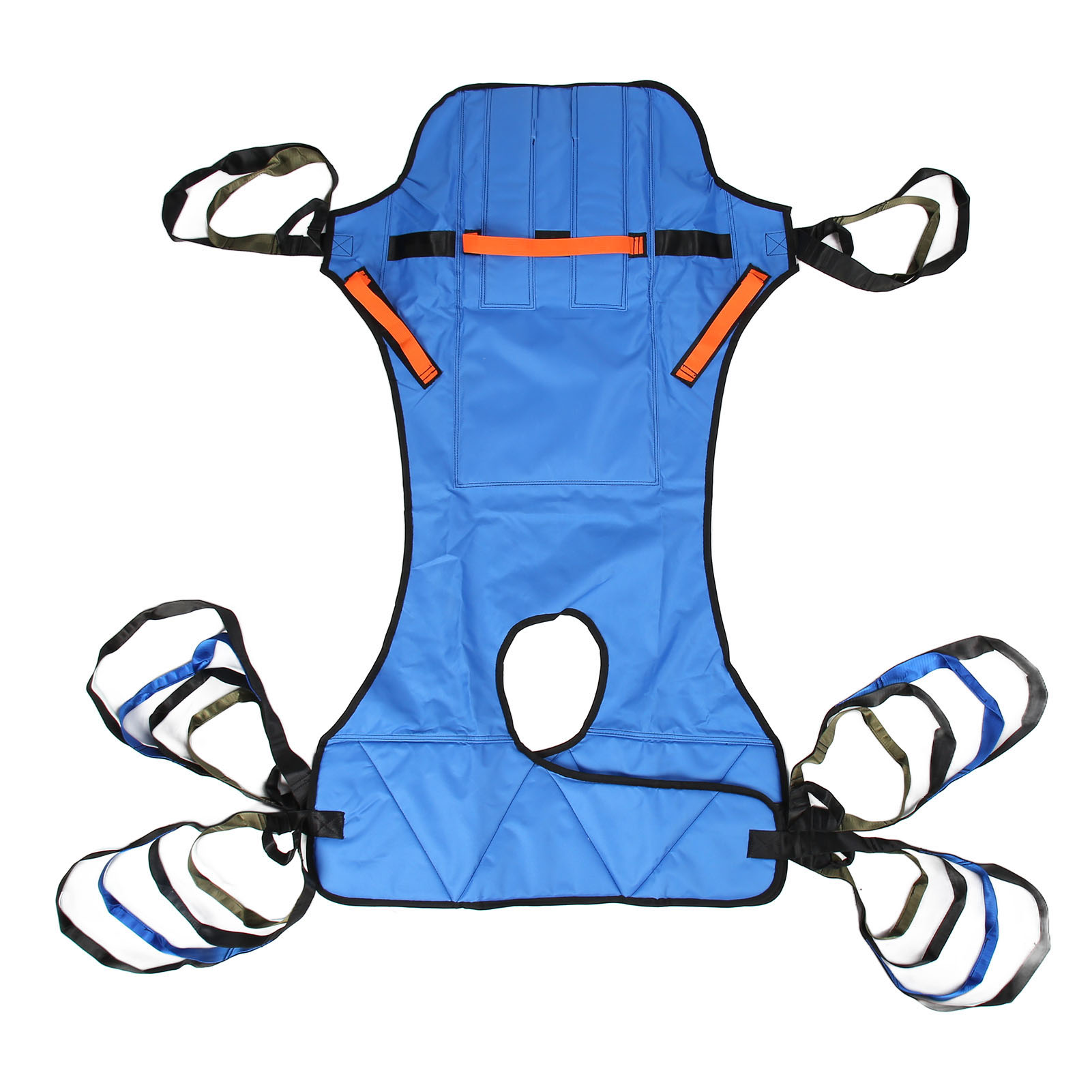 2024 Patient Full Body Lift Sling Royalblue Head Support Toileting ...