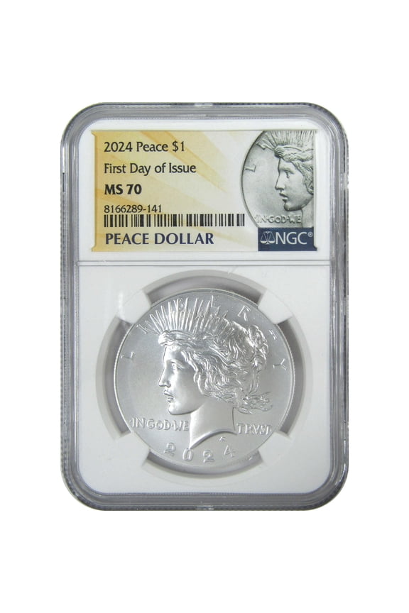 2024 Peace Dollar MS 70 NGC .999 Silver Uncirculated First Day Issue
