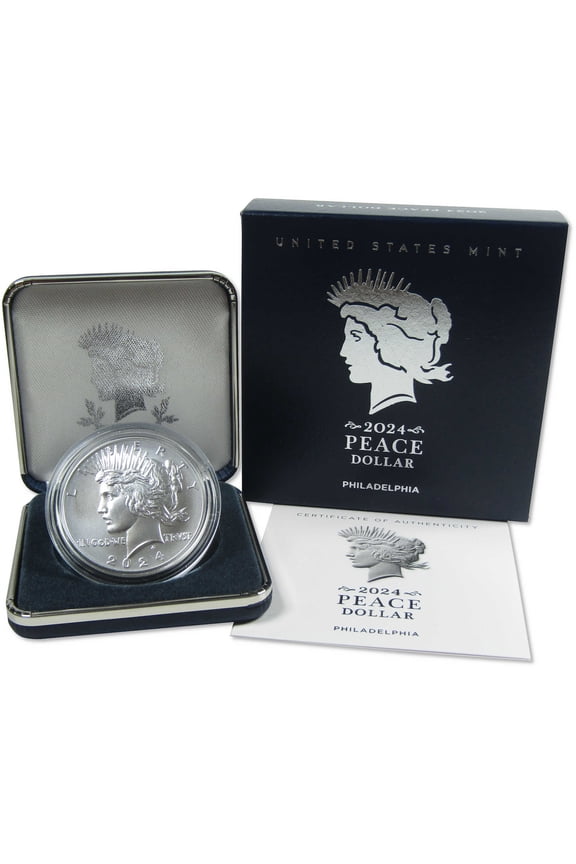 2024 Peace Dollar Uncirculated .999 Silver $1 Coin OGP COA SKU:OPC164